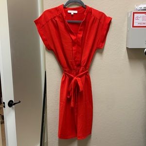 Monteau Los Angeles red tie dress size L